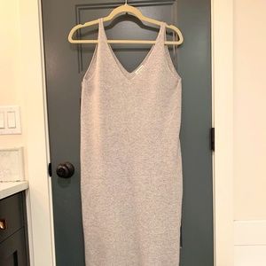 COPY - Club Monaco Cashmere Tank Midi Dress, Sz Med, Grey